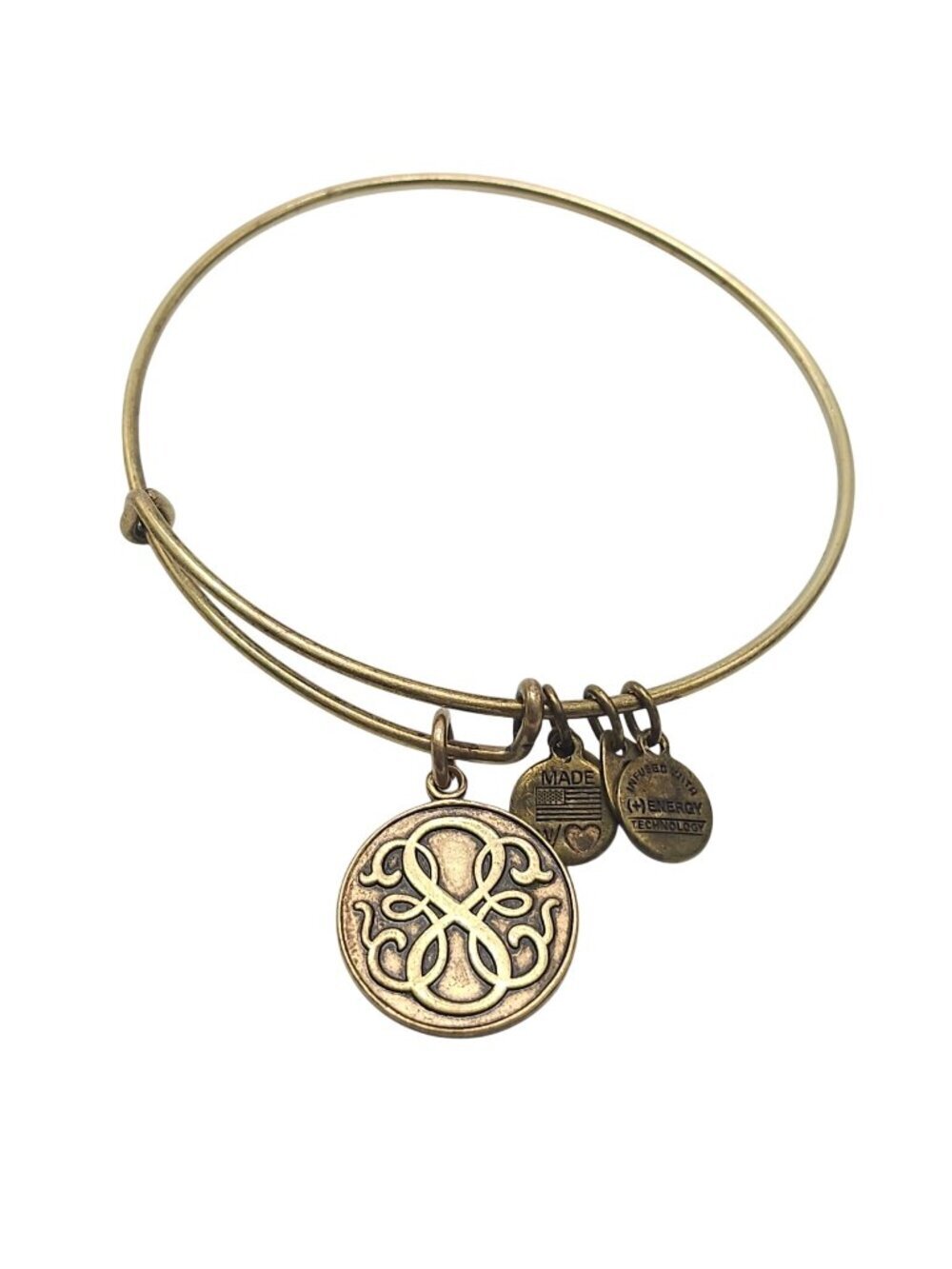 Alex And Ani Gold-Tone Bangle Bracelet Alex And Ani Path Of Life Gold Expandable